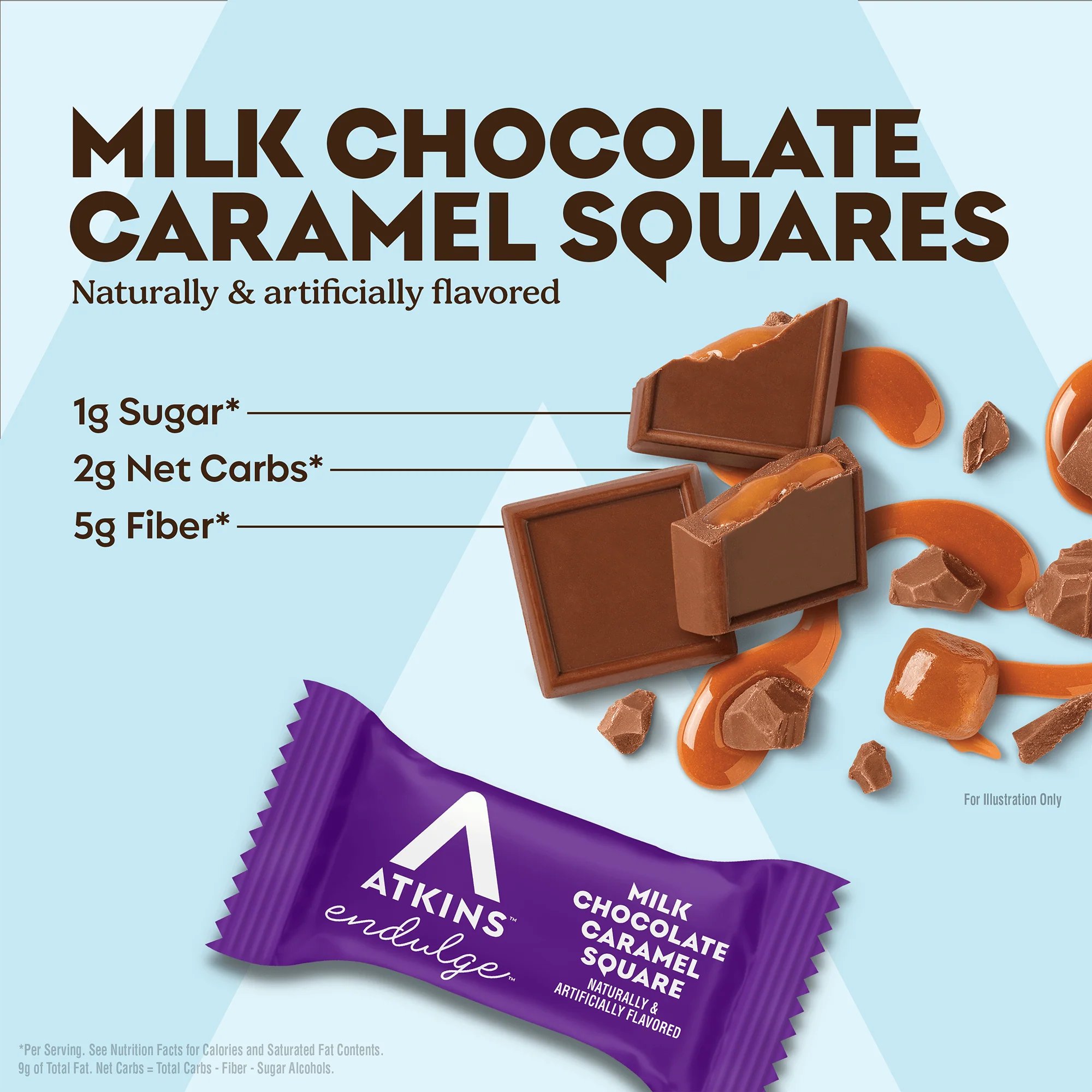 Endulge Milk Chocolate Caramel Squares - Image 3