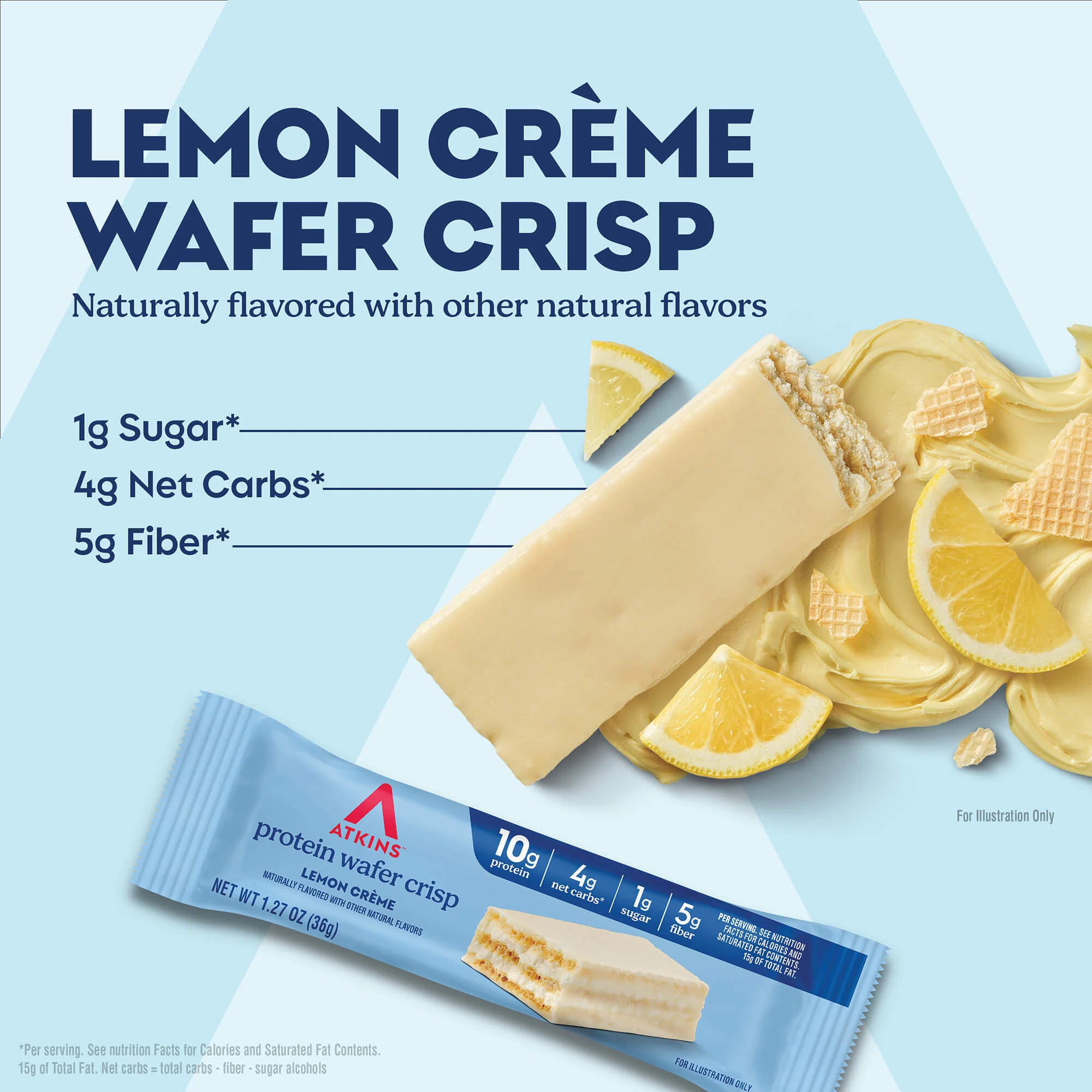 Lemon Crème Protein Wafer Crisps - Image 3