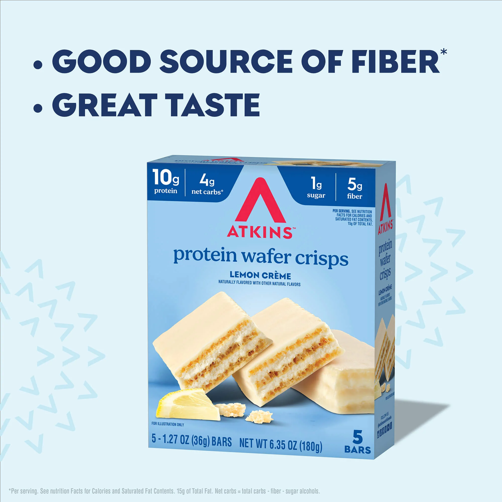 Lemon Crème Protein Wafer Crisps - Image 4